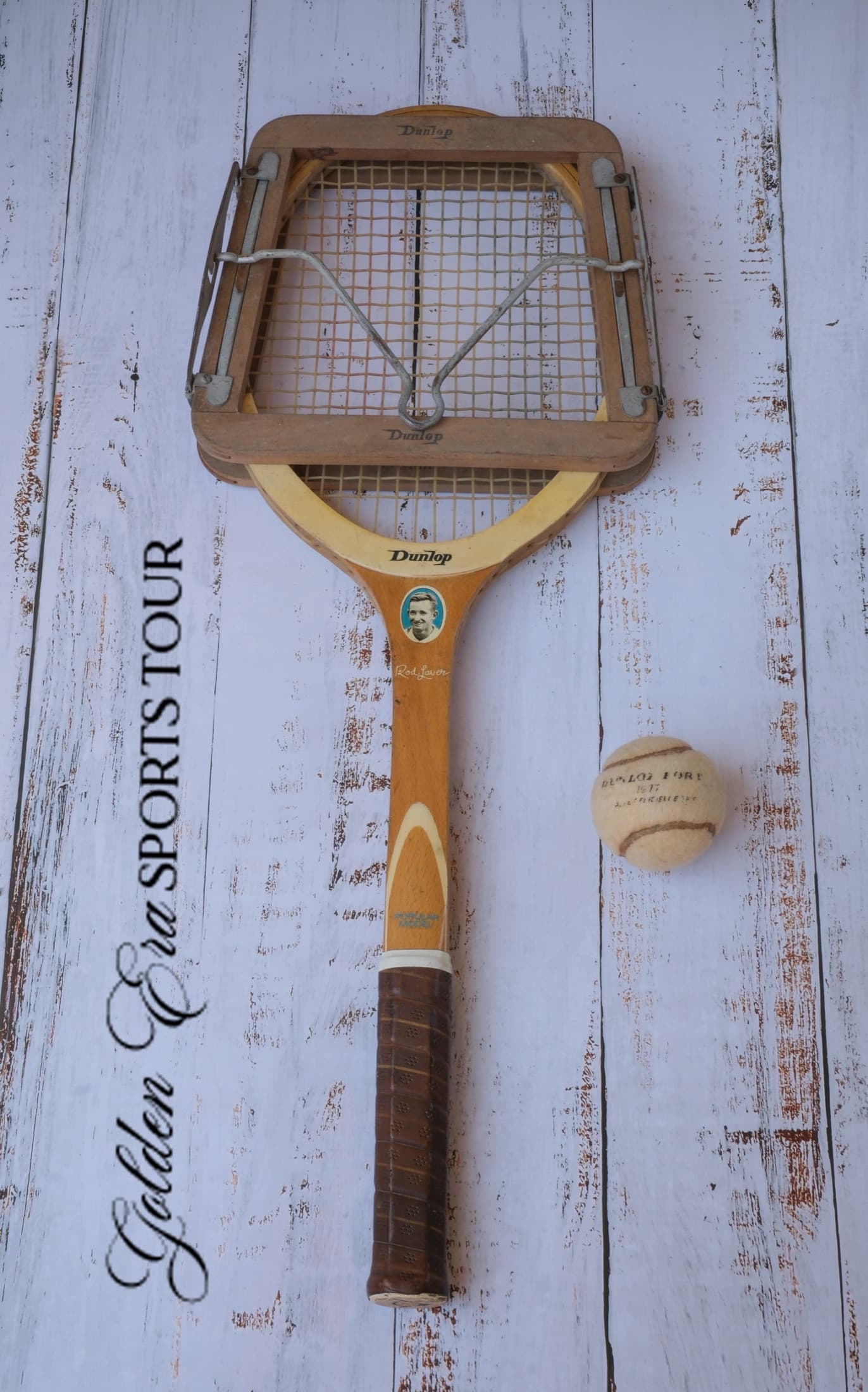 Racchetta da tennis Dunlop vintage della collezione Golden Era